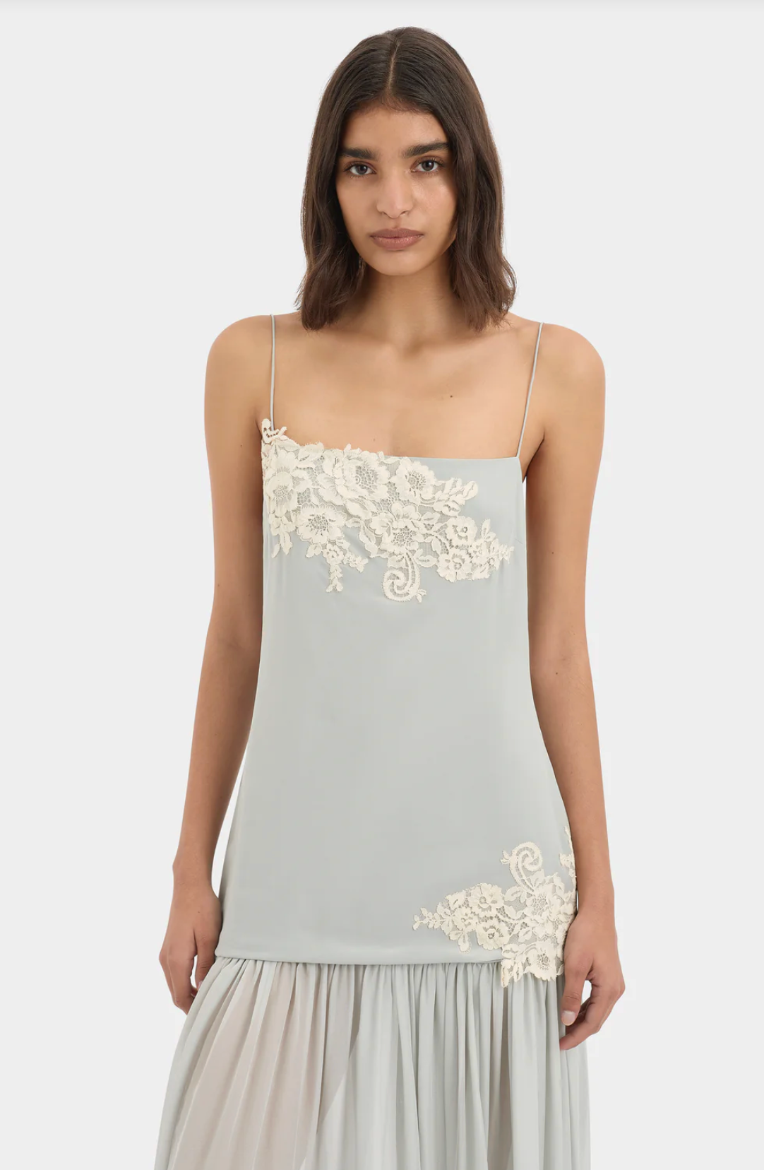 matteau square cami mini dress Matteau Cami Organic Cotton-Poplin Mini Dress In Red - 50% Off