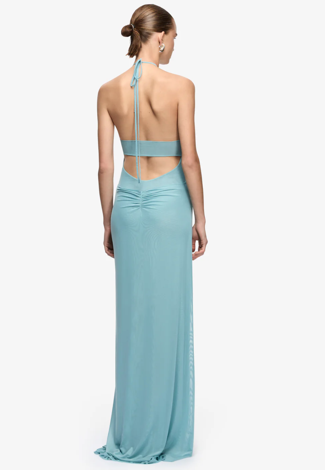 Bec and Bridge Xanthi V neck Maxi Dress - Bermuda Blue