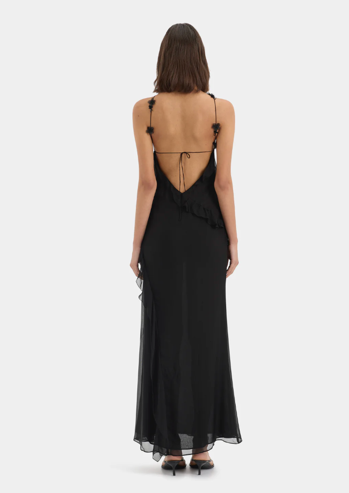SIR. Lysia Halter Gown - Black