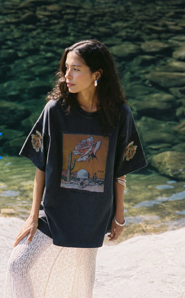 Kinga Csilla Desert Rose OG Tee - Black