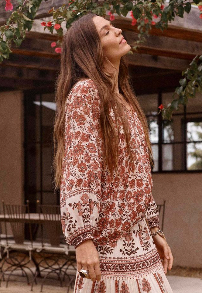 Spell Petalwood Blouse - Rosewater