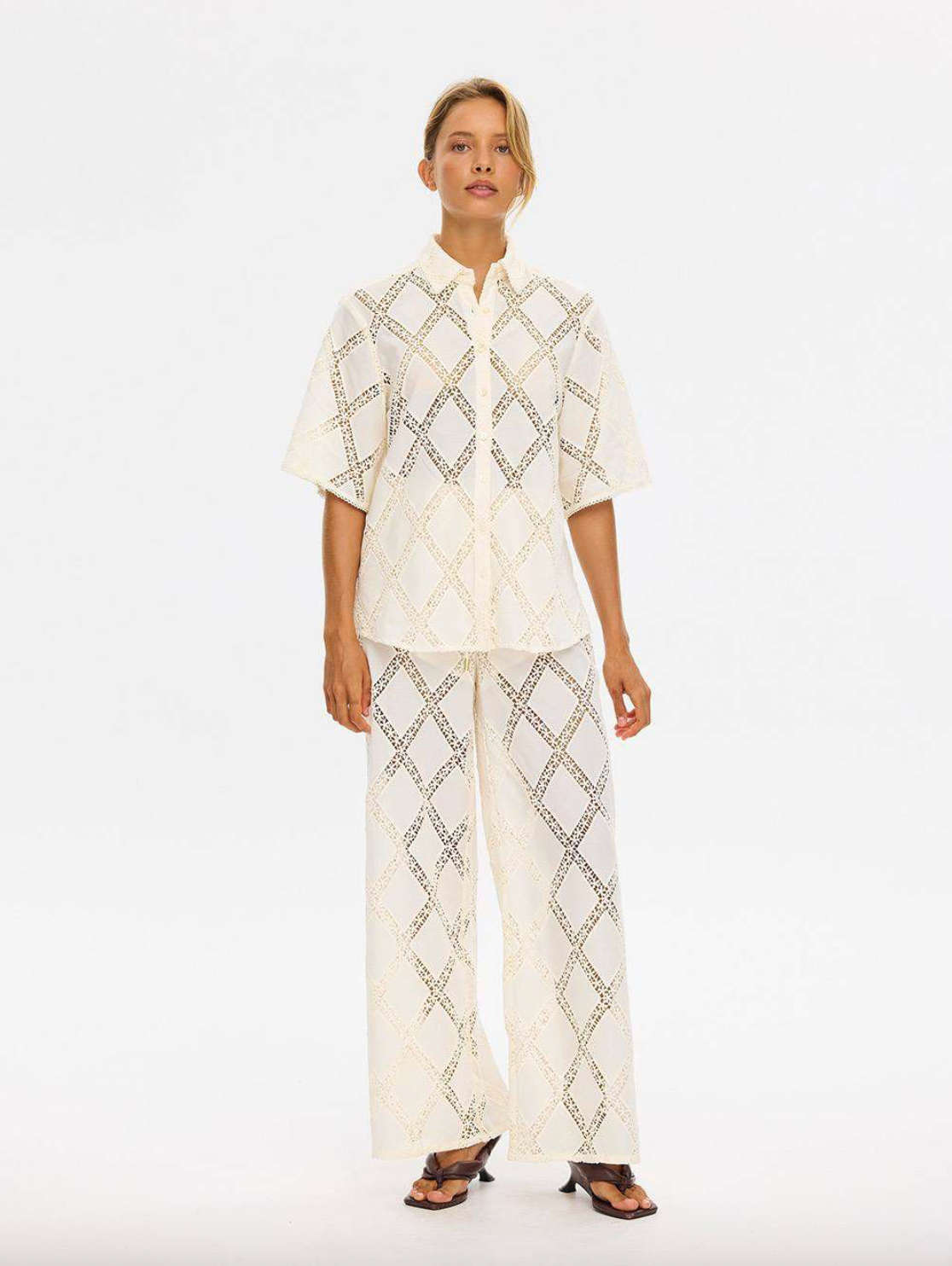 Kivari Izzy Pant - Ivory