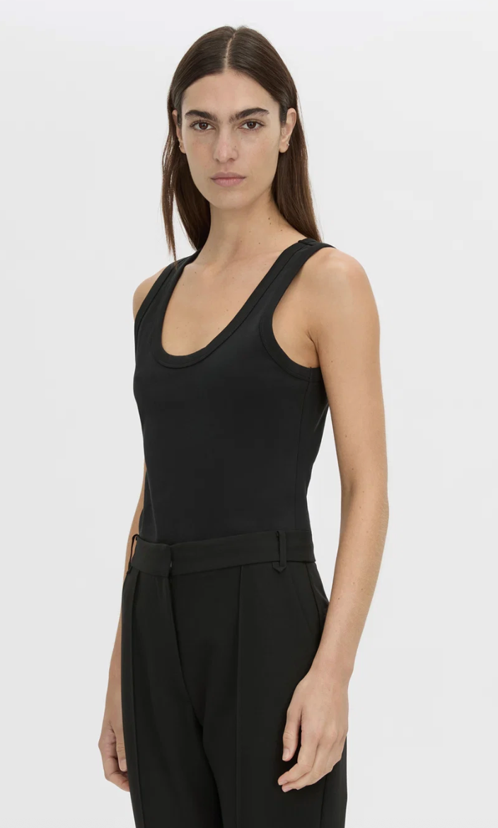 Camilla and Marc Alba Rib Tank - Black