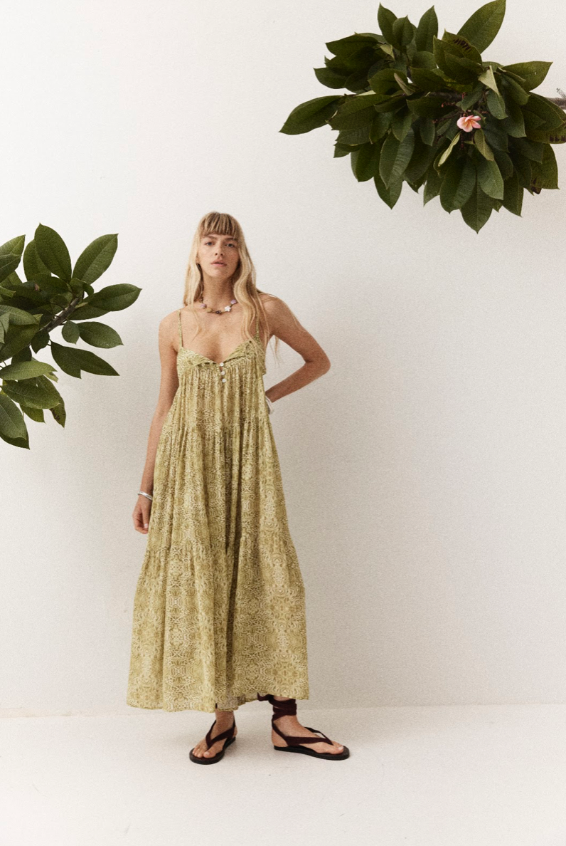 Kinga Csilla Viper Neroli Maxi Dress