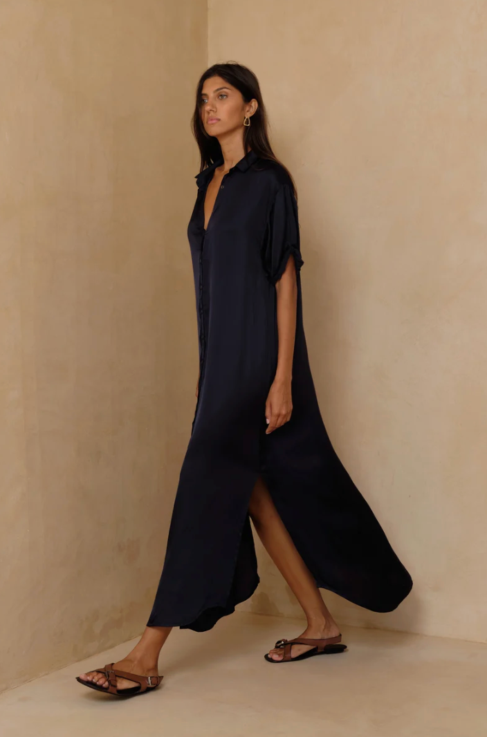 Lilya Hutton Dress - Navy