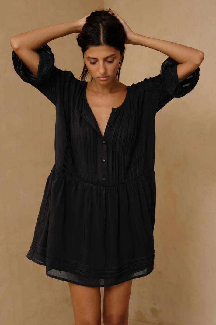 Lilya Sonora Mini Dress - Black