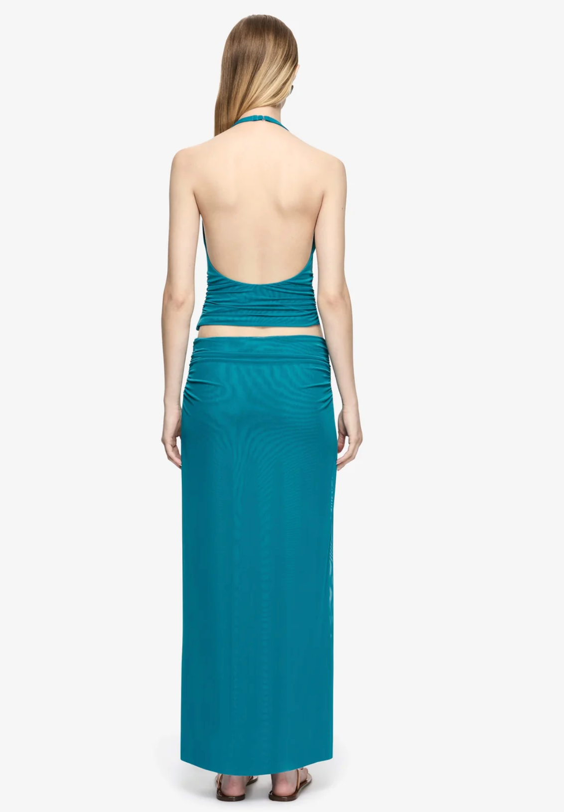 Bec and Bridge Olyssia Knot Halter Top- Jade