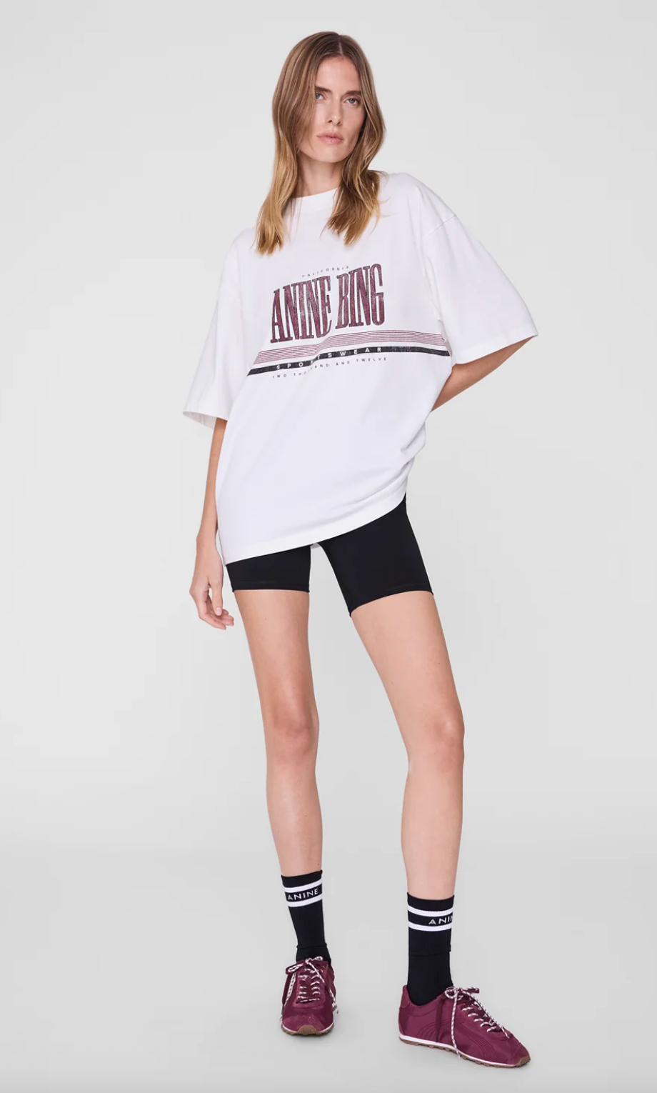 Anine Bing Nell Tee Sport - White