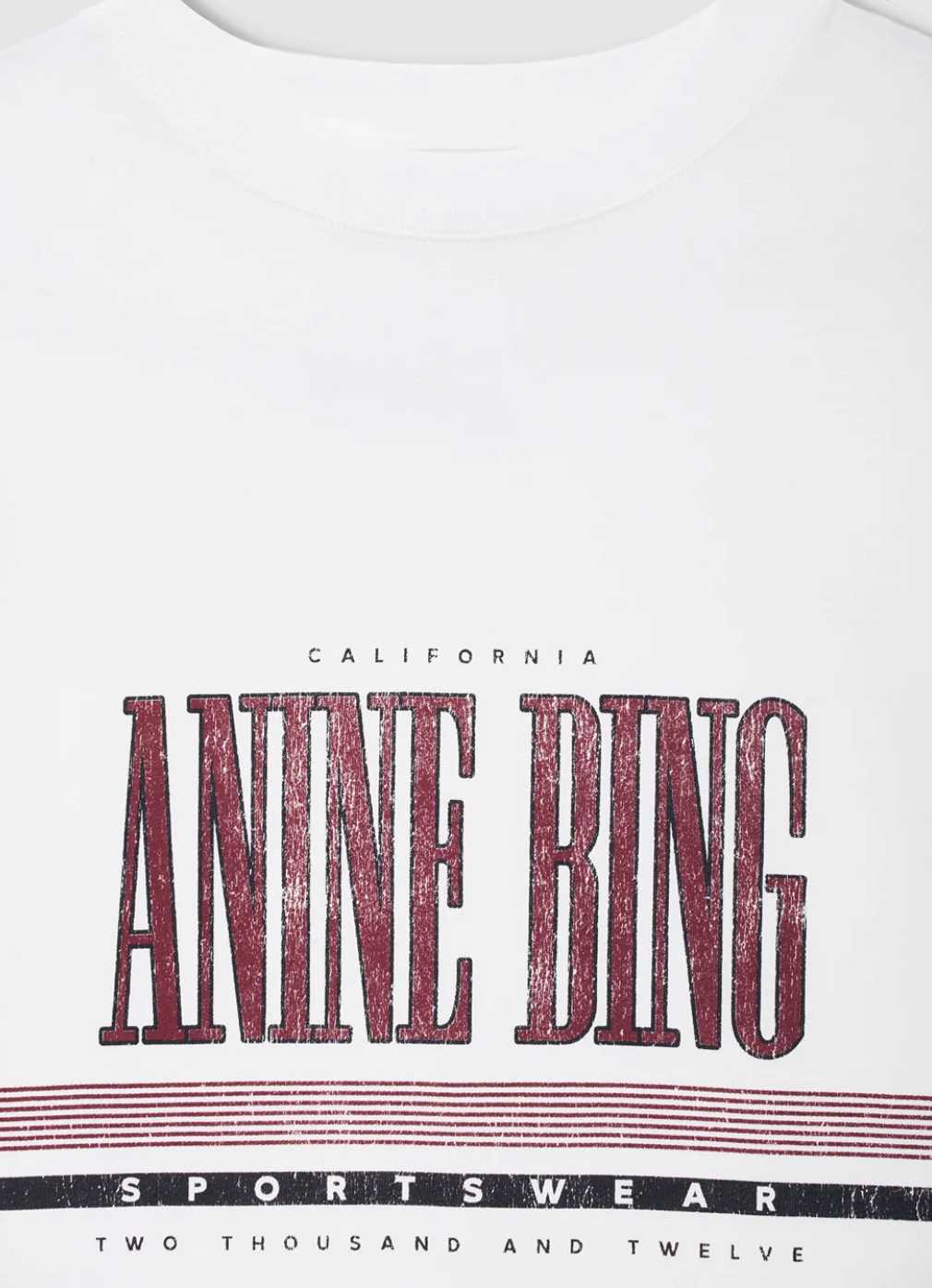Anine Bing Nell Tee Sport - White