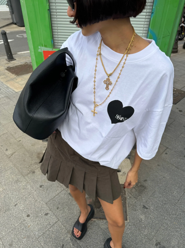 Ssaint Heart Tee - Black