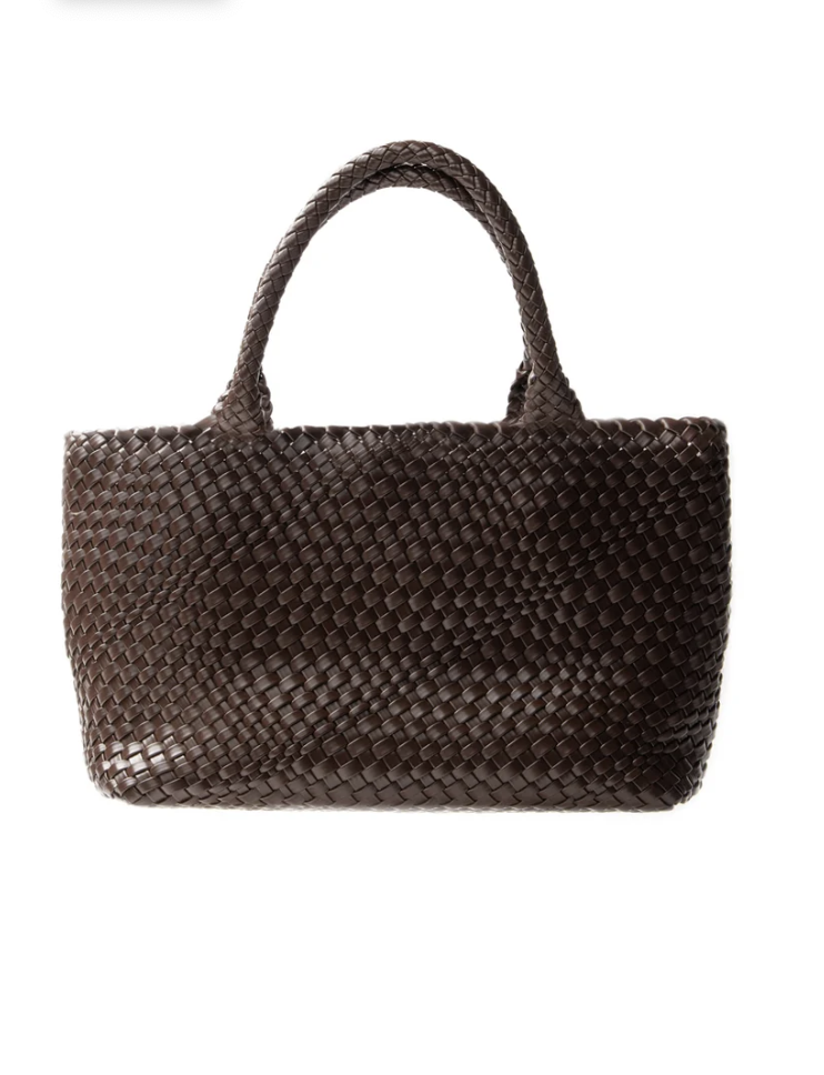 La Tribe Woven Tote Bag - Brown