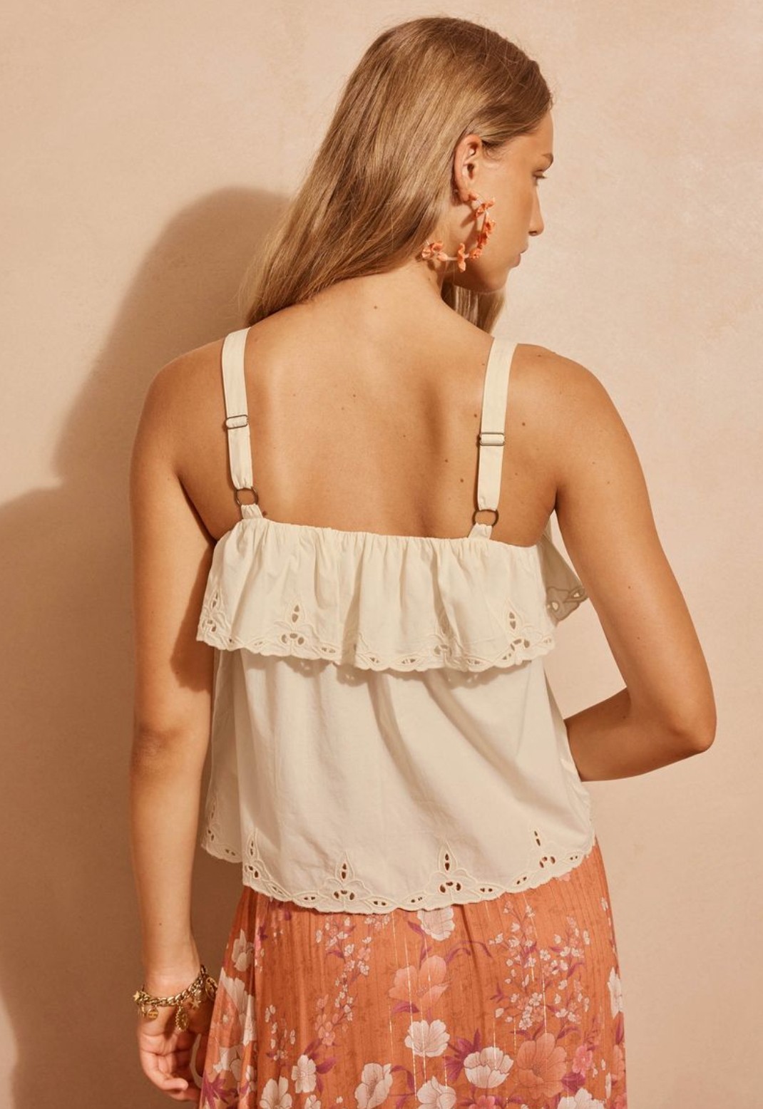 Spell Fleur De Lis Cami - Ivory