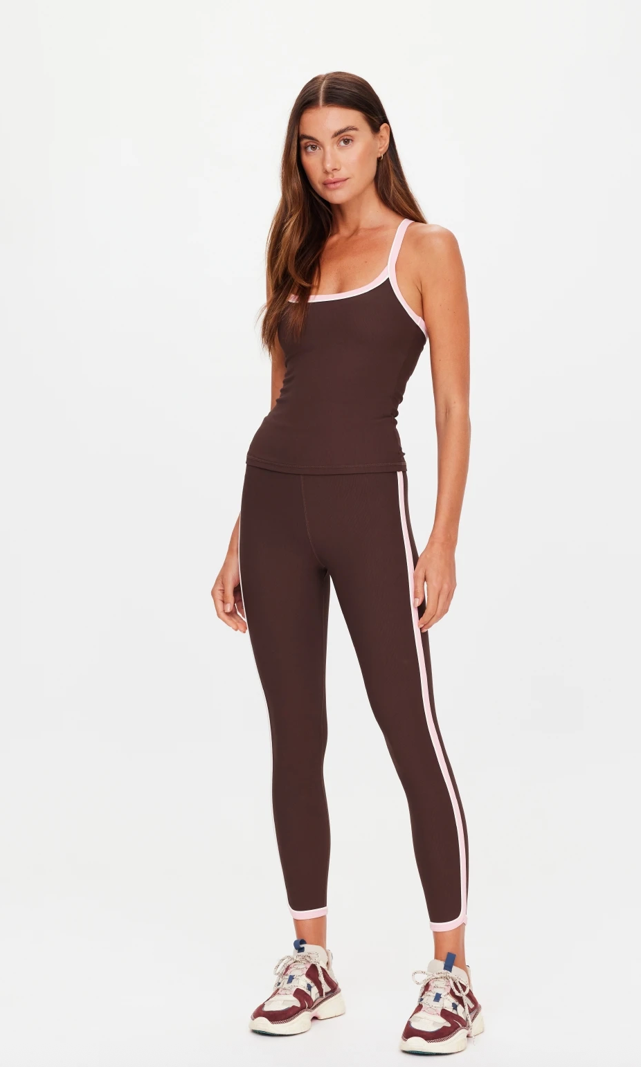 The Upside Rhythm 25In Midi Pant - Chocolate
