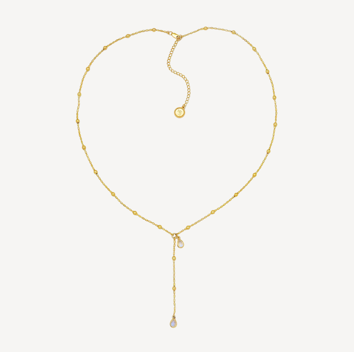 Mountain & Moon Skye Necklace - Gold