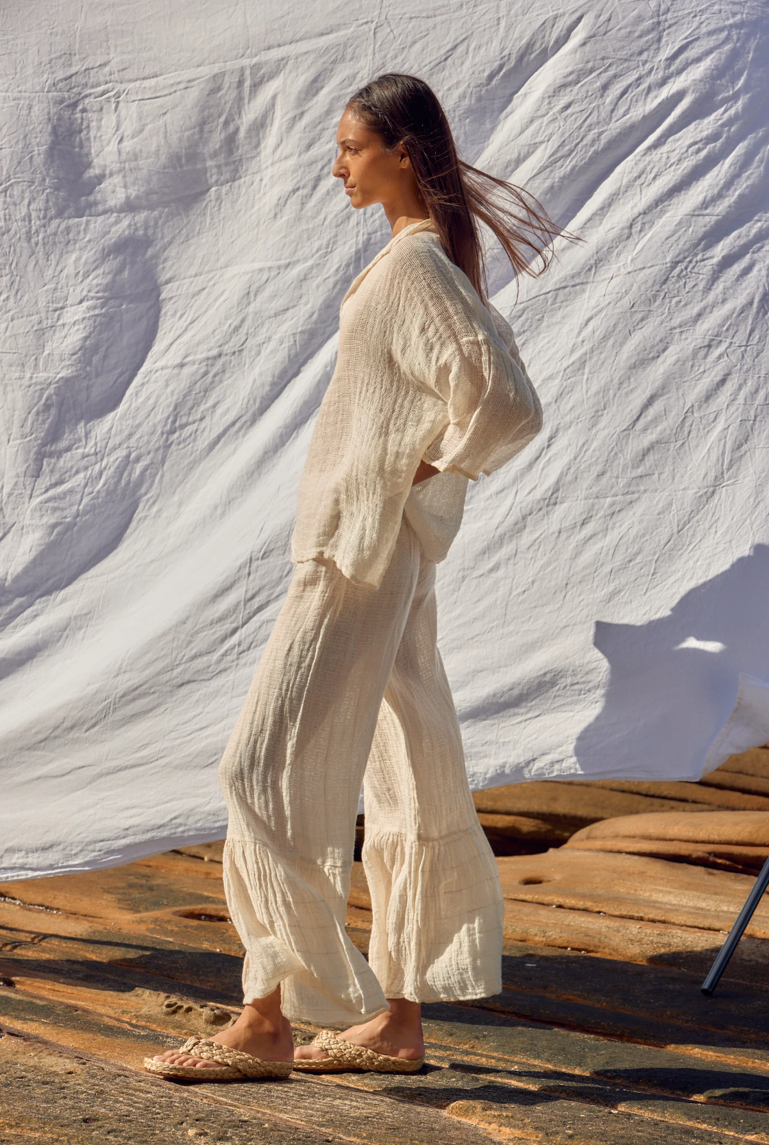 Estilo Emporio Salucita Pant - Fiamma Panna