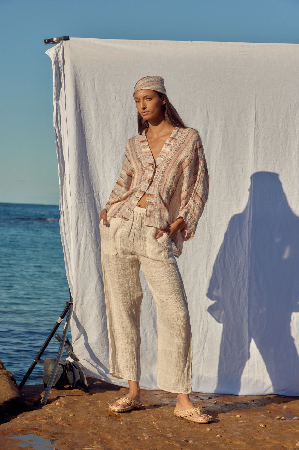 Estilo Emporio Omero Pant - Fiamma Panna
