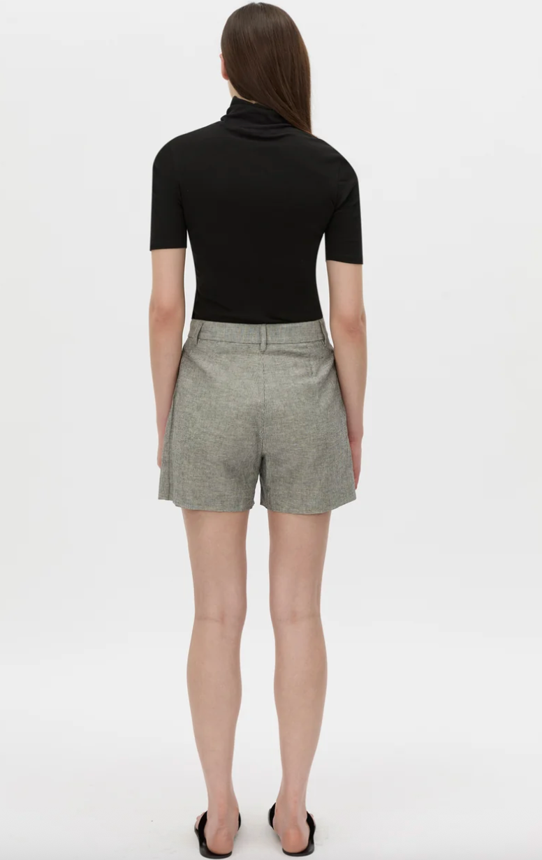 Camilla and Marc Phostre Tailored Short - Black/White