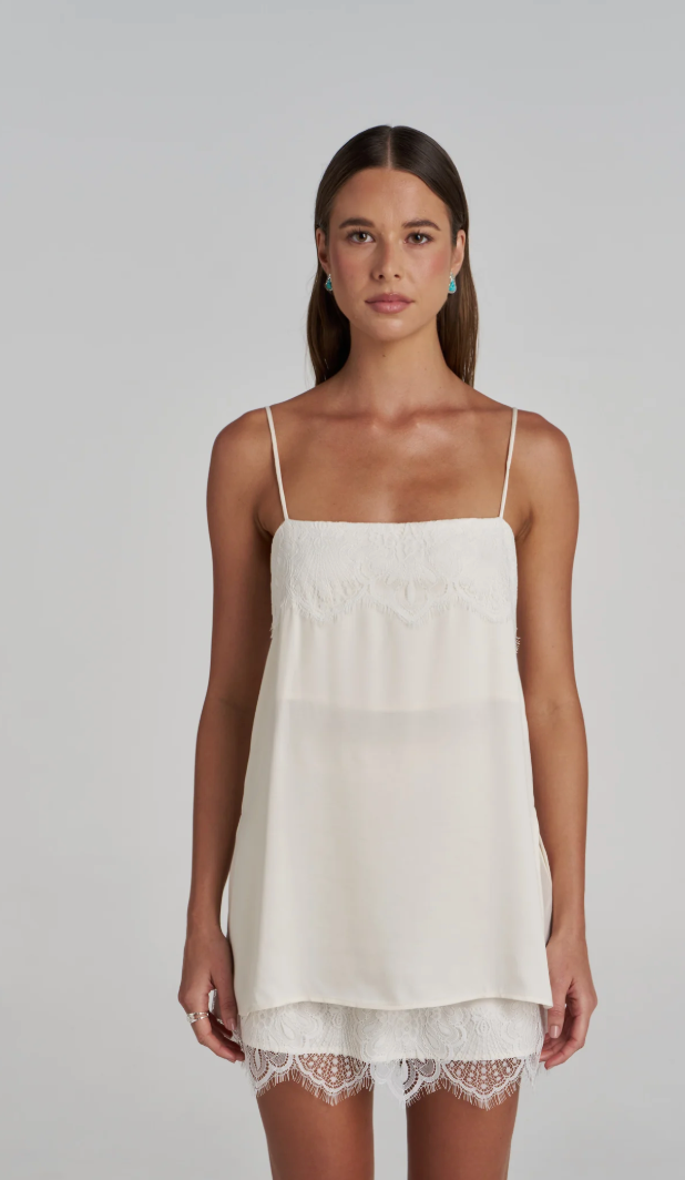 Summi Summi Florence Shift Top - White
