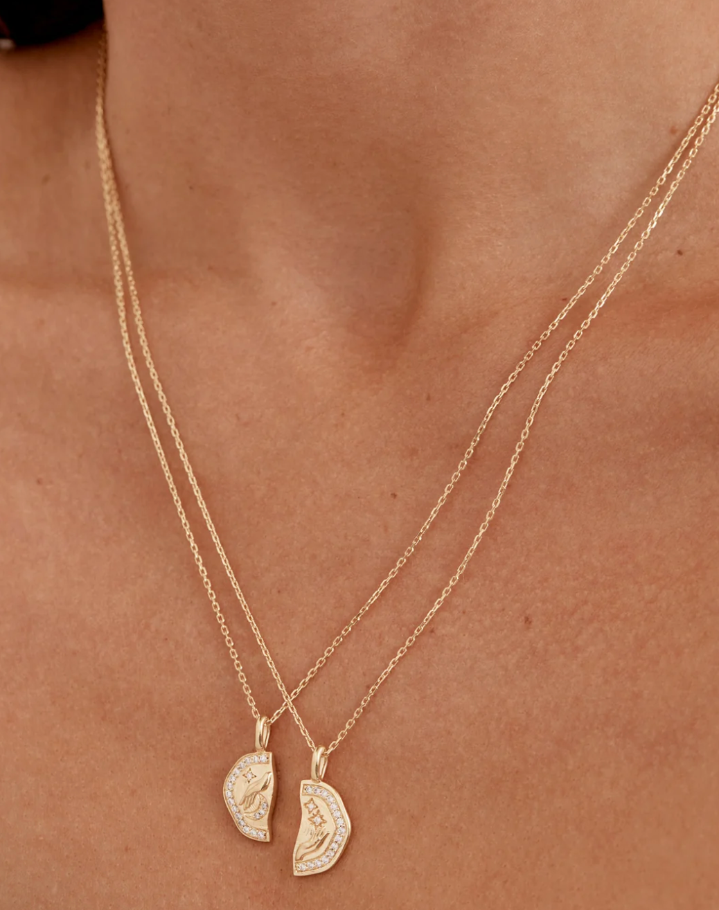 By Charlotte 18k Gold Vermeil Together We Are Magic Necklace - My Stars