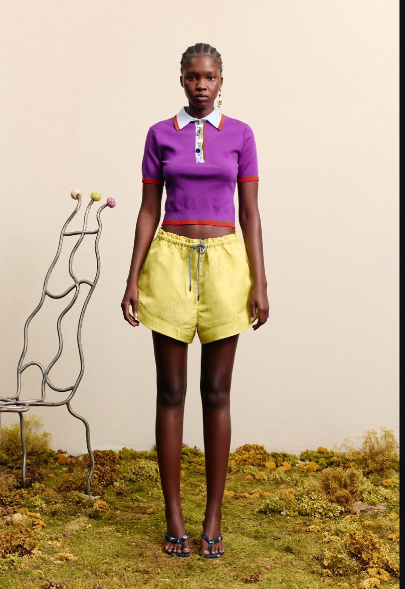Alemais Josefina Knit Polo - Violet