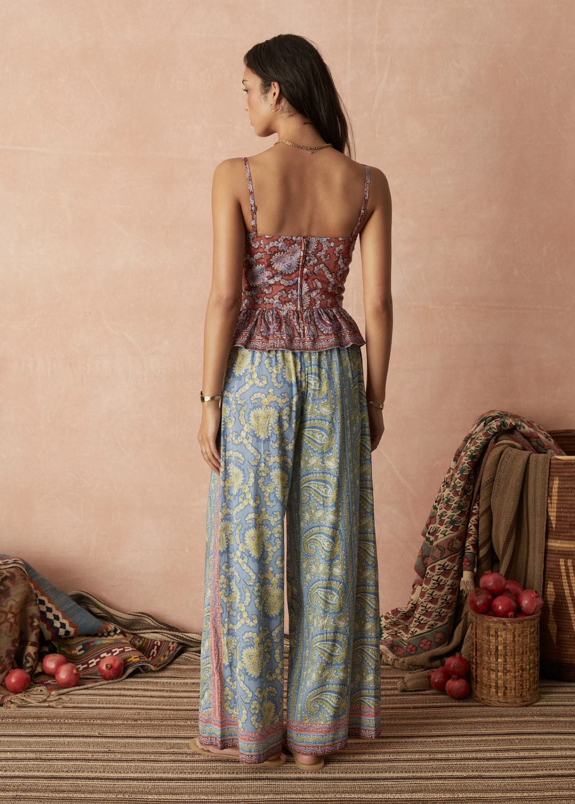 Boteh Caravane Wide Leg Pant - Mesa Patchwork