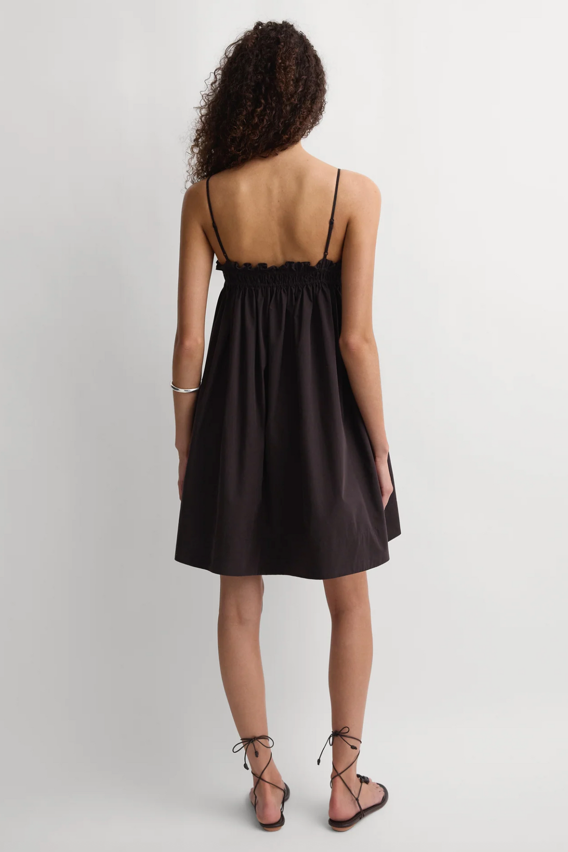 Faithful The Brand Adrianna Mini Dress - Carob