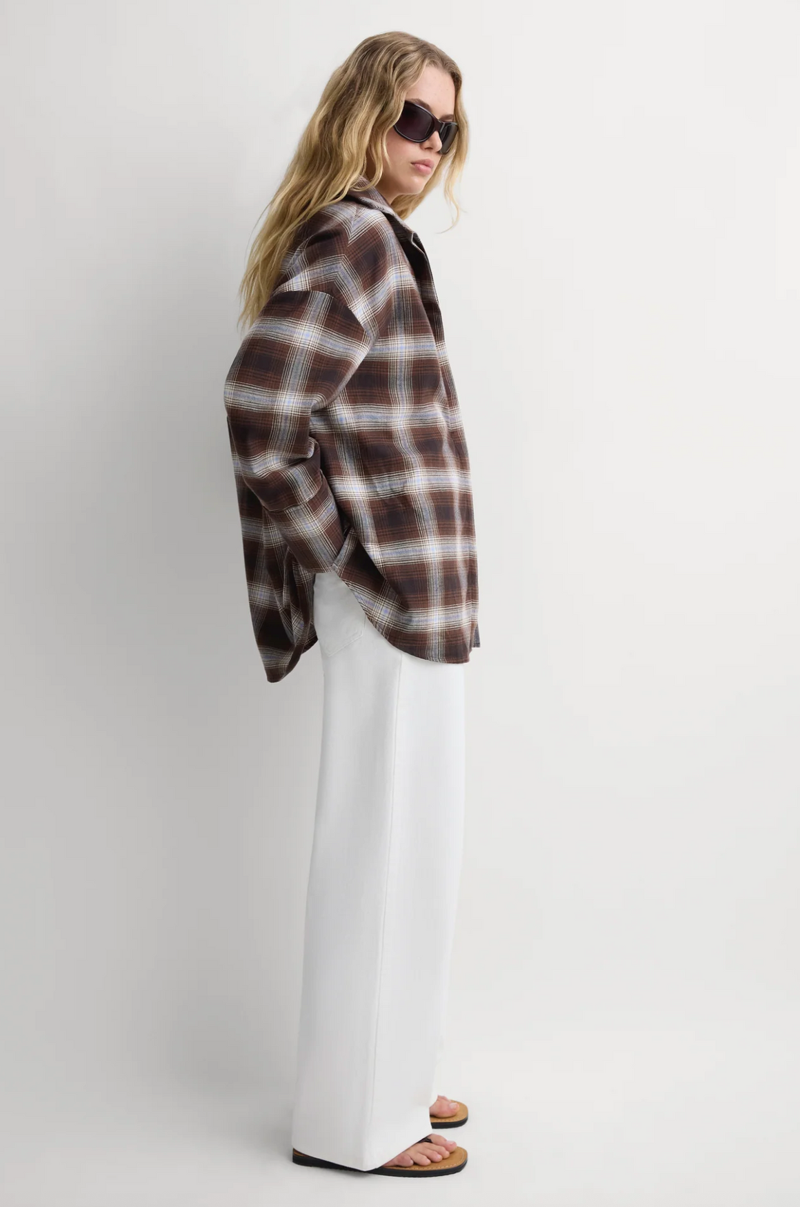 Faithful The Brand Clemente Shirt - Cantilo Check Carob