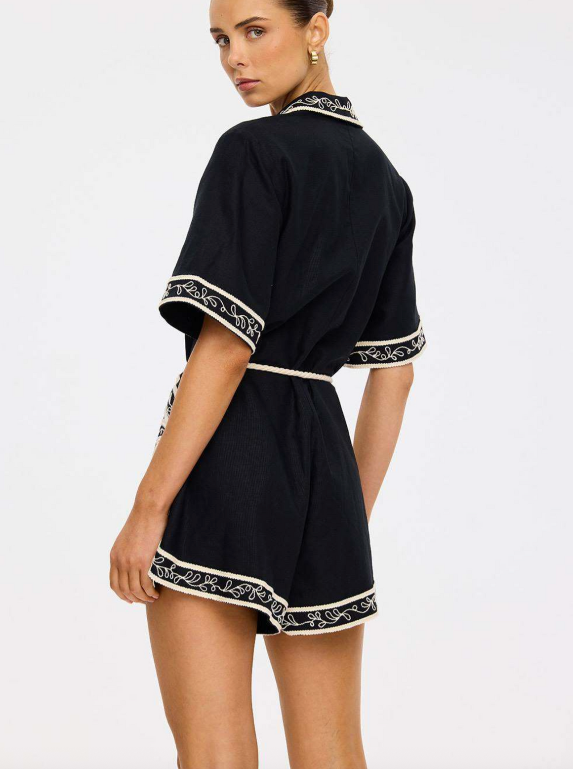 Kivari Zaria Playsuit - Black