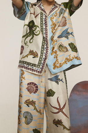 Alemais Bath House Silk Pant