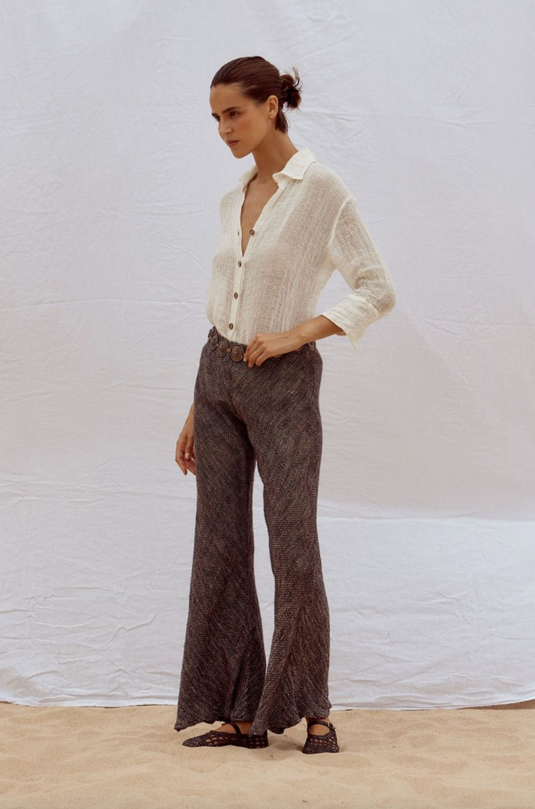 Estilo Emporio - Novo Flare Pant - Binario Black