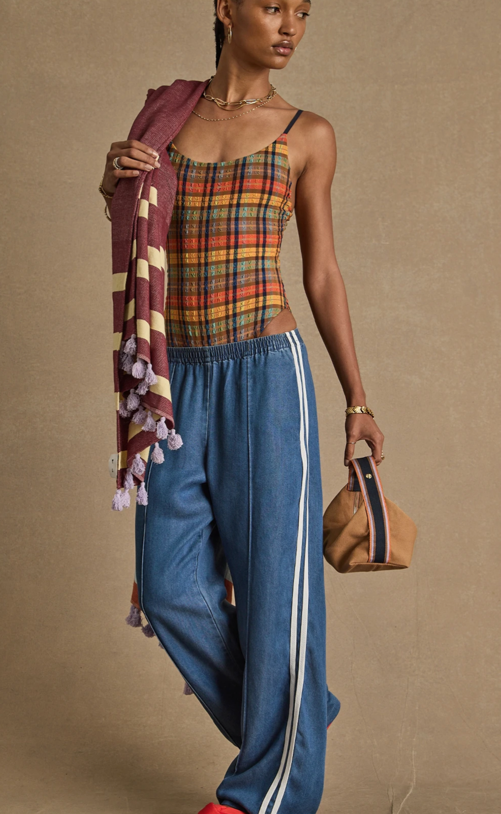 The Upside Lykke Marnie Wide Leg Pant - Denim
