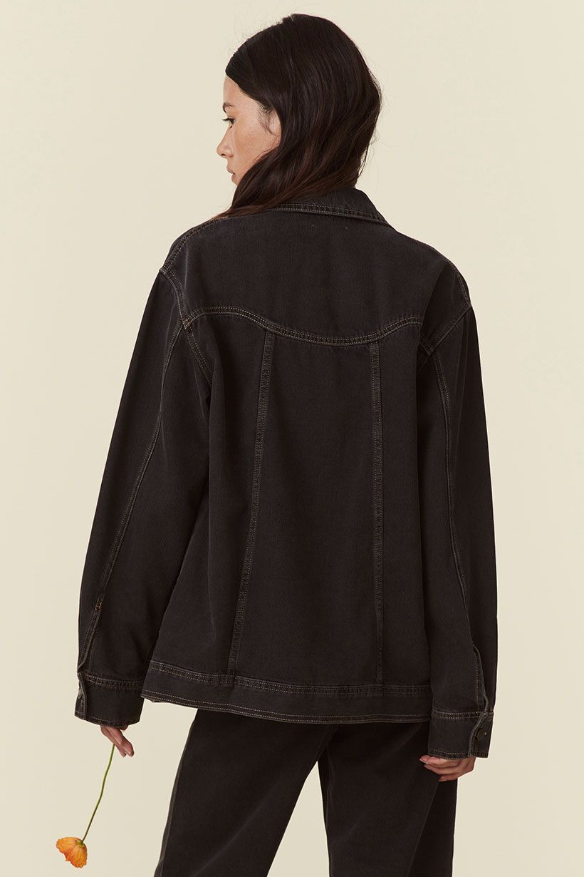 Spell  Muse Denim Jacket – Vintage Black