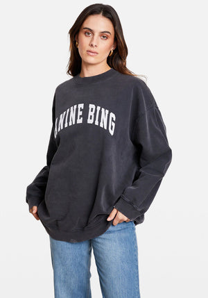 Anine Bing Tyler Sweater - Washed Black