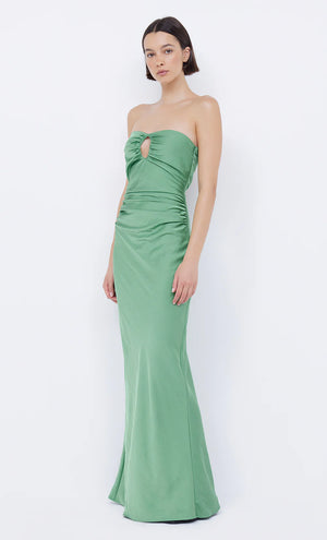 Bec and Bridge Emilia Strapless Dress - Green Apple