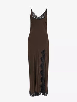 Bec + Bridge Deja Vous Slip Dress  - Chocolate