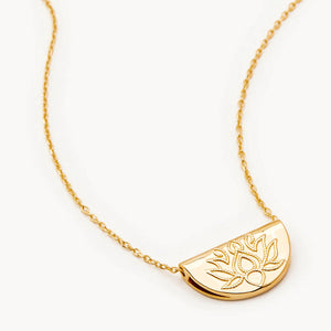 By Charlotte Lotus Short Necklace