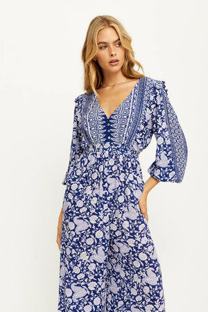 Arnhem Angelis Jumpsuit - Sapphire