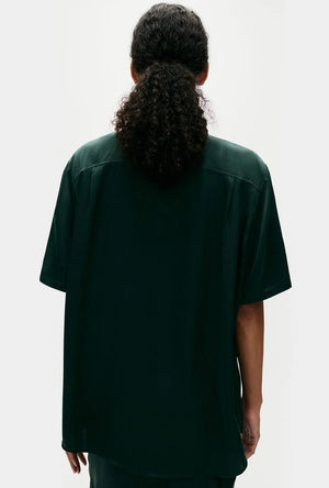 Silk Laundry Short Sleeve Boyfriend Shirt - Symbiotic