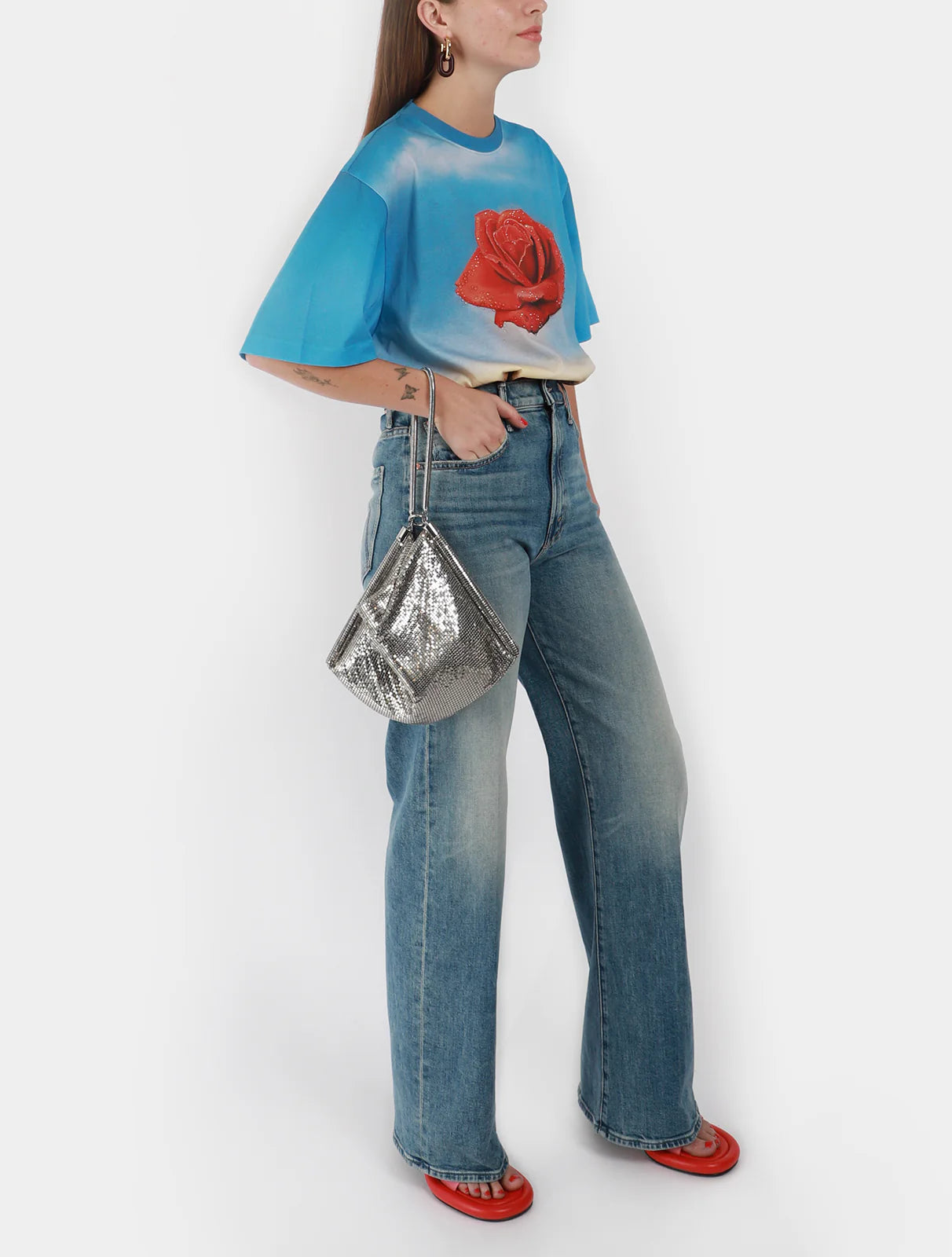 Mother Denim The Lasso Sneak Jeans - League Cowboy - Nik and She