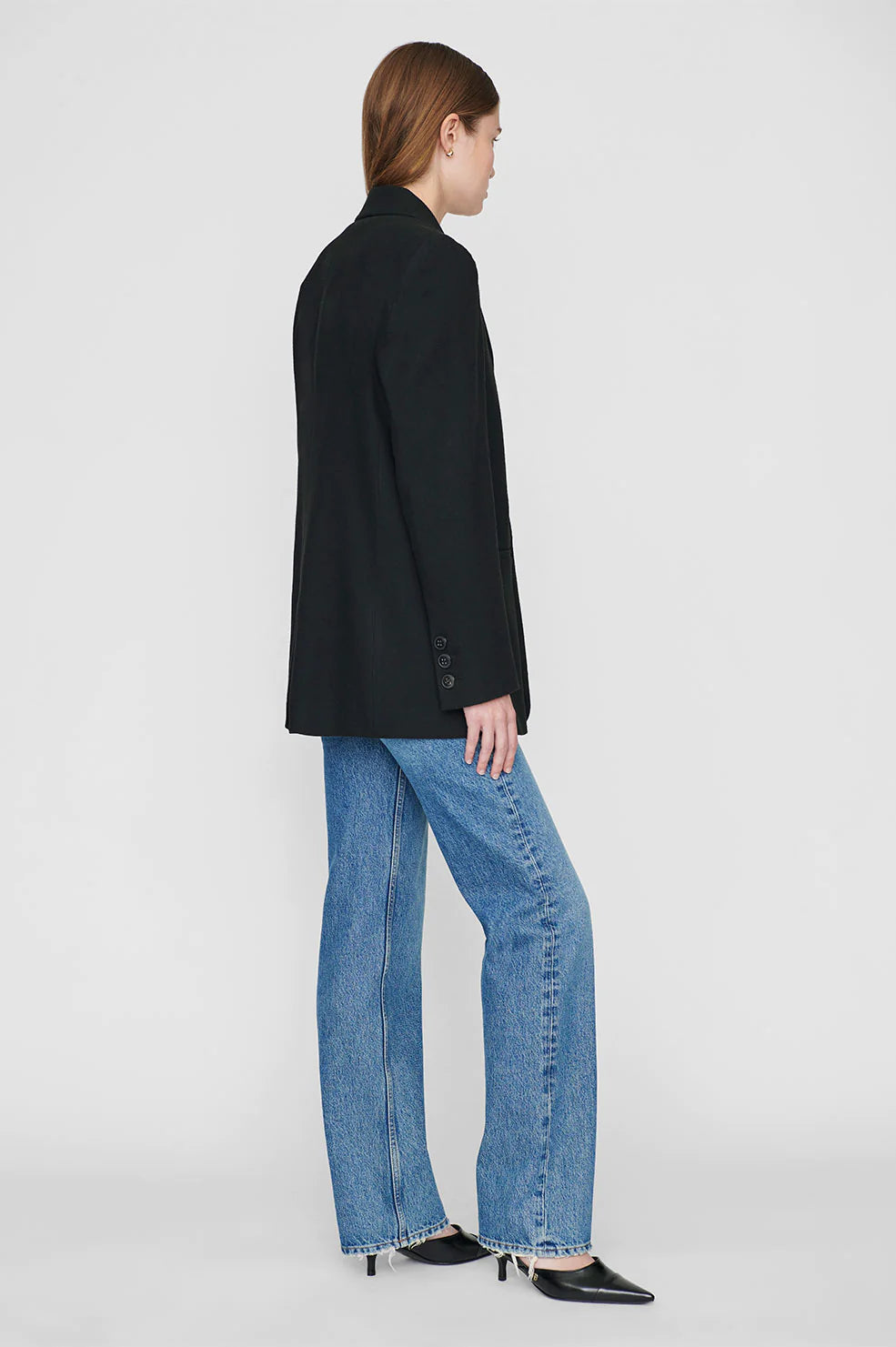 Anine Bing Madeline Blazer - Black