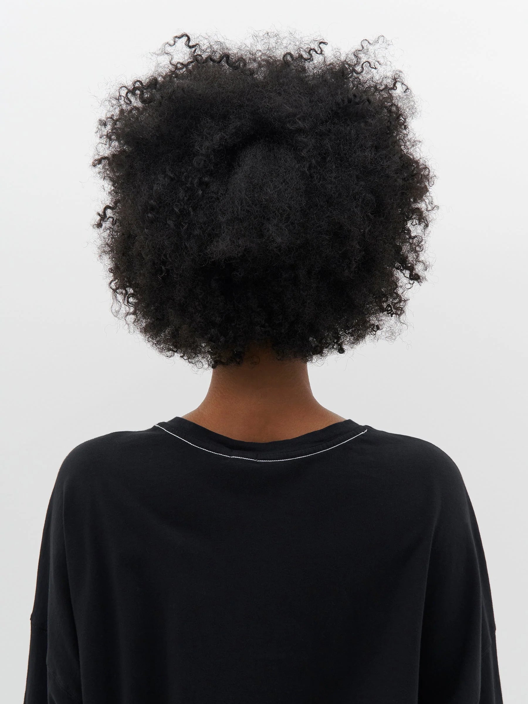 Bassike Slouch Side Step S/S T.Shirt - Black