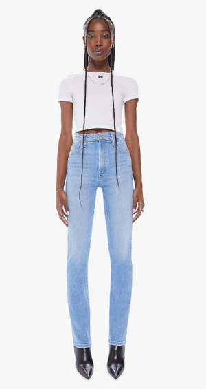 Mother Denim High Waisted Rider Skimp - Highlife