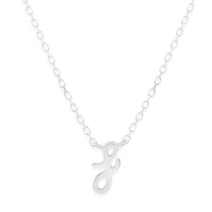 By Charlotte Sterling Silver Love Letter Necklace