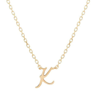 By Charlotte 14K Gold Love Letter Necklace