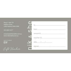 GIFT VOUCHER-VOUCHER-NikandShe
